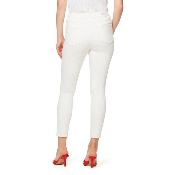 SANCTUARY Striped Social Standard High Waist Skinny Ankle Jeans - Picture 3 of 4